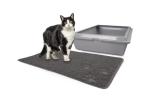 Cat litter mat Roxy grey 40 x 60 cm (CLM1CMFM-1) (2)