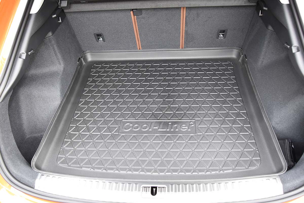 OMAC Tapis De Coffre Sur Mesure Audi Q3 F3 2018-2024 – Caoutchouc TPE Noir Antidérapant Et Étanché