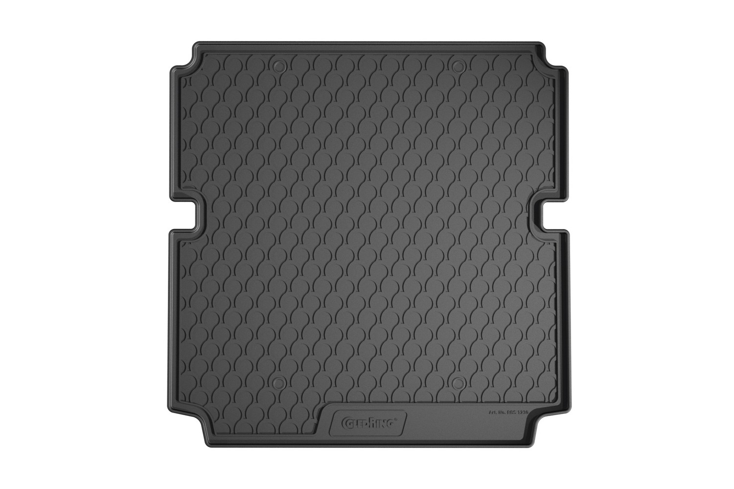 Boot mat suitable for BMW X7 (G07) 2018-present anti slip Rubbasol rubber