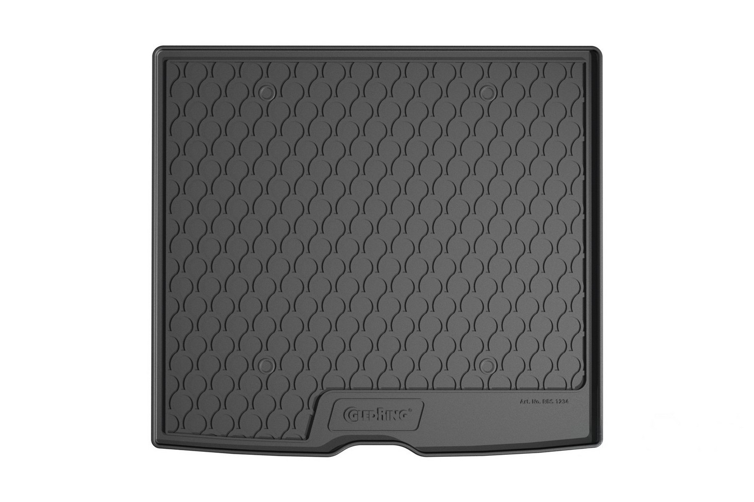 Boot mat suitable for BMW iX2 (U10) 2023-present anti slip Rubbasol rubber Boot mat suitable for BMW iX2 (U10) 2023-present anti slip Rubbasol rubber