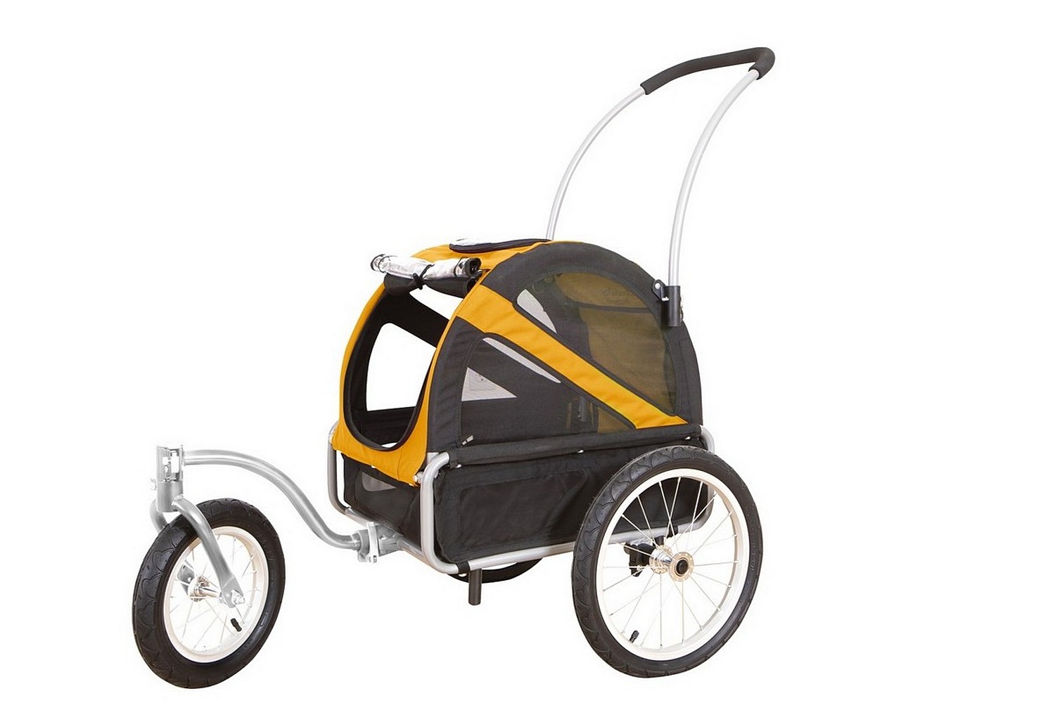 Hondenbuggy DoggyRide Mini20 Jogger-Stroller oranje - buggyset grijs