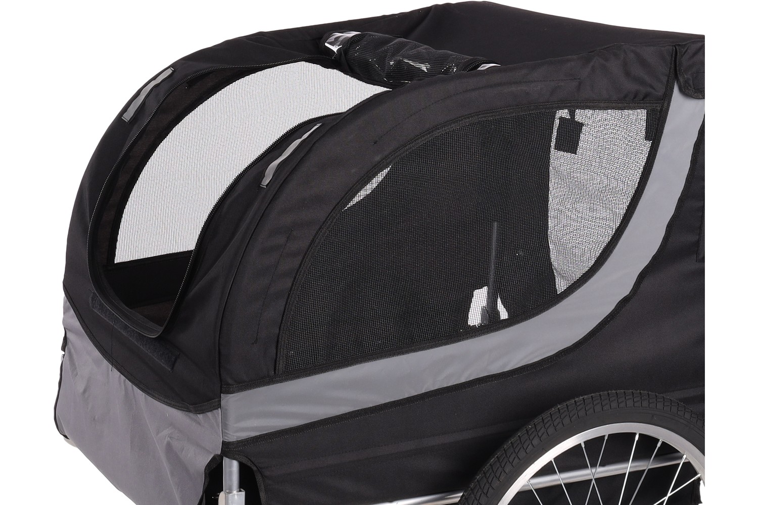 Dog bike trailer Tybalt black (3)