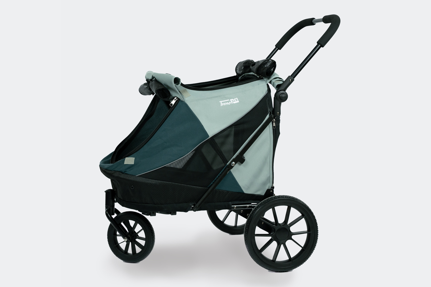 Dog bike trailer & stroller InnoPet Noah lagoon (2)