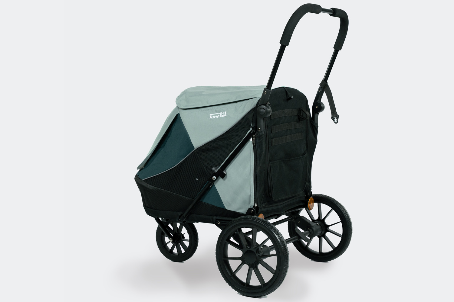 Dog bike trailer & stroller InnoPet Noah lagoon (4)
