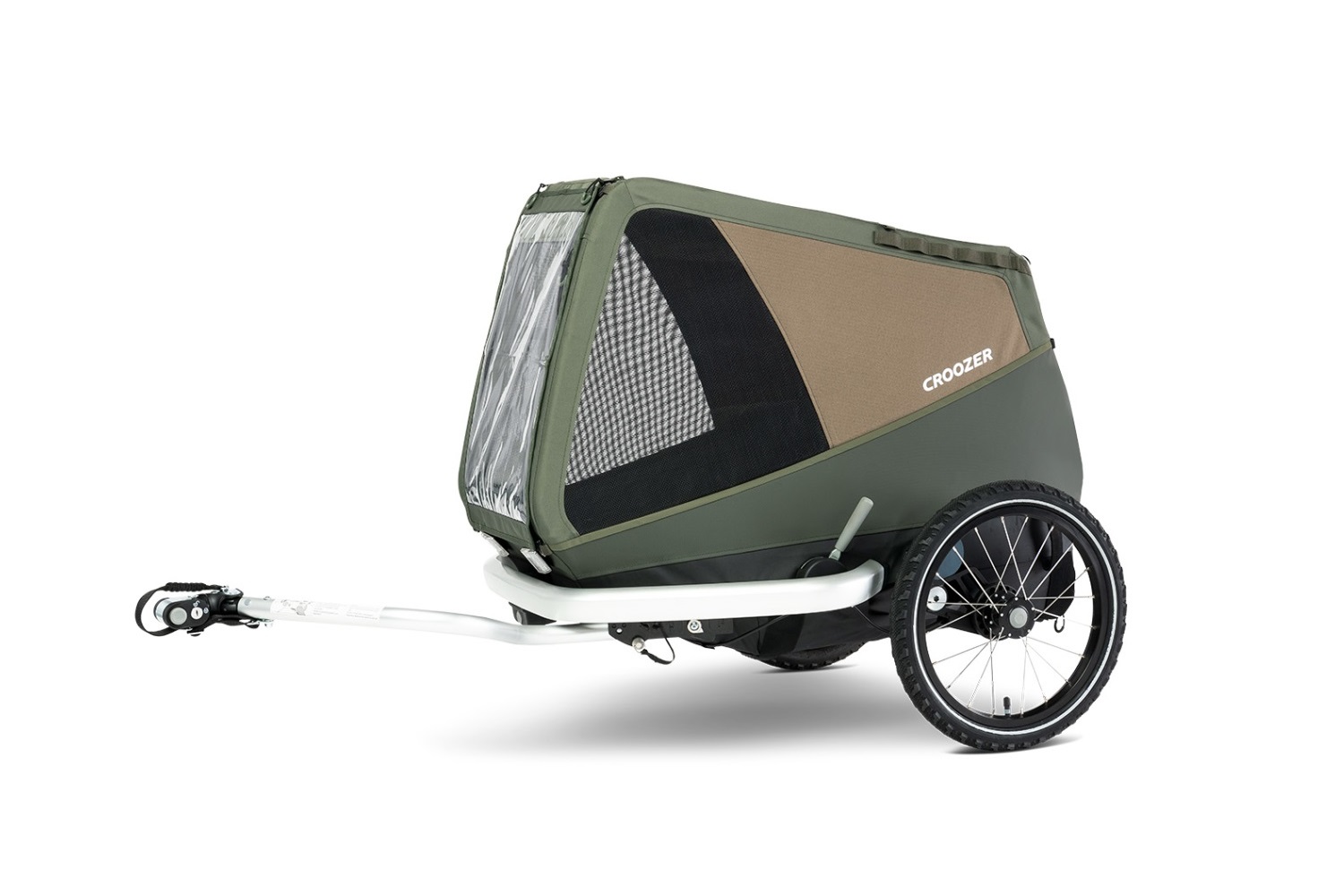 Remorque vélo pour chien Croozer Dog Enna vert mousse - L