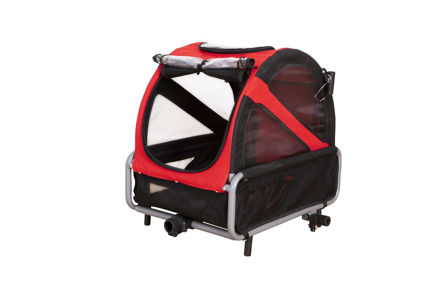 dog bike trailerdoggyride mini red (BTS2DRMN-7) (2)