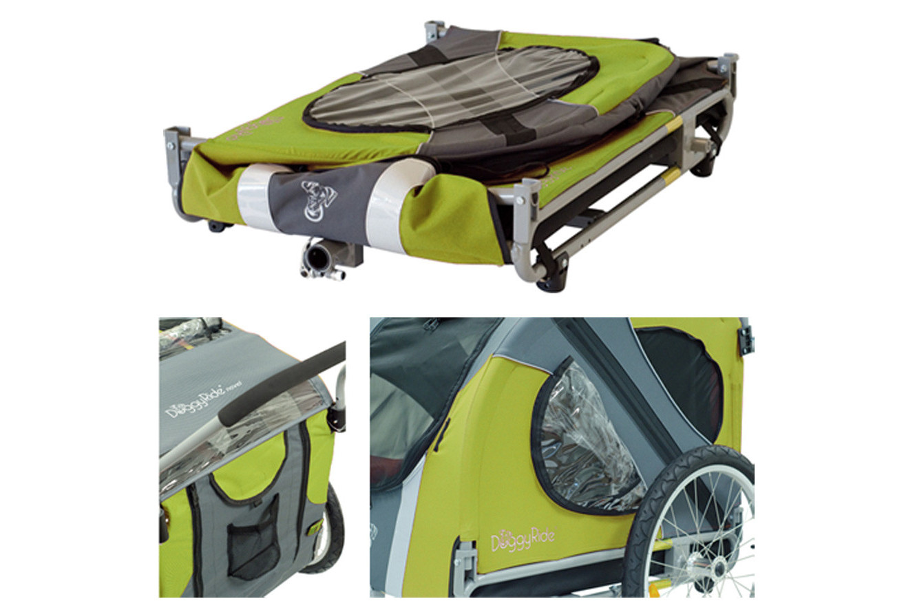Dog bike trailer Doggyride Novel20 Green (BTS2DRNV-14) (3)