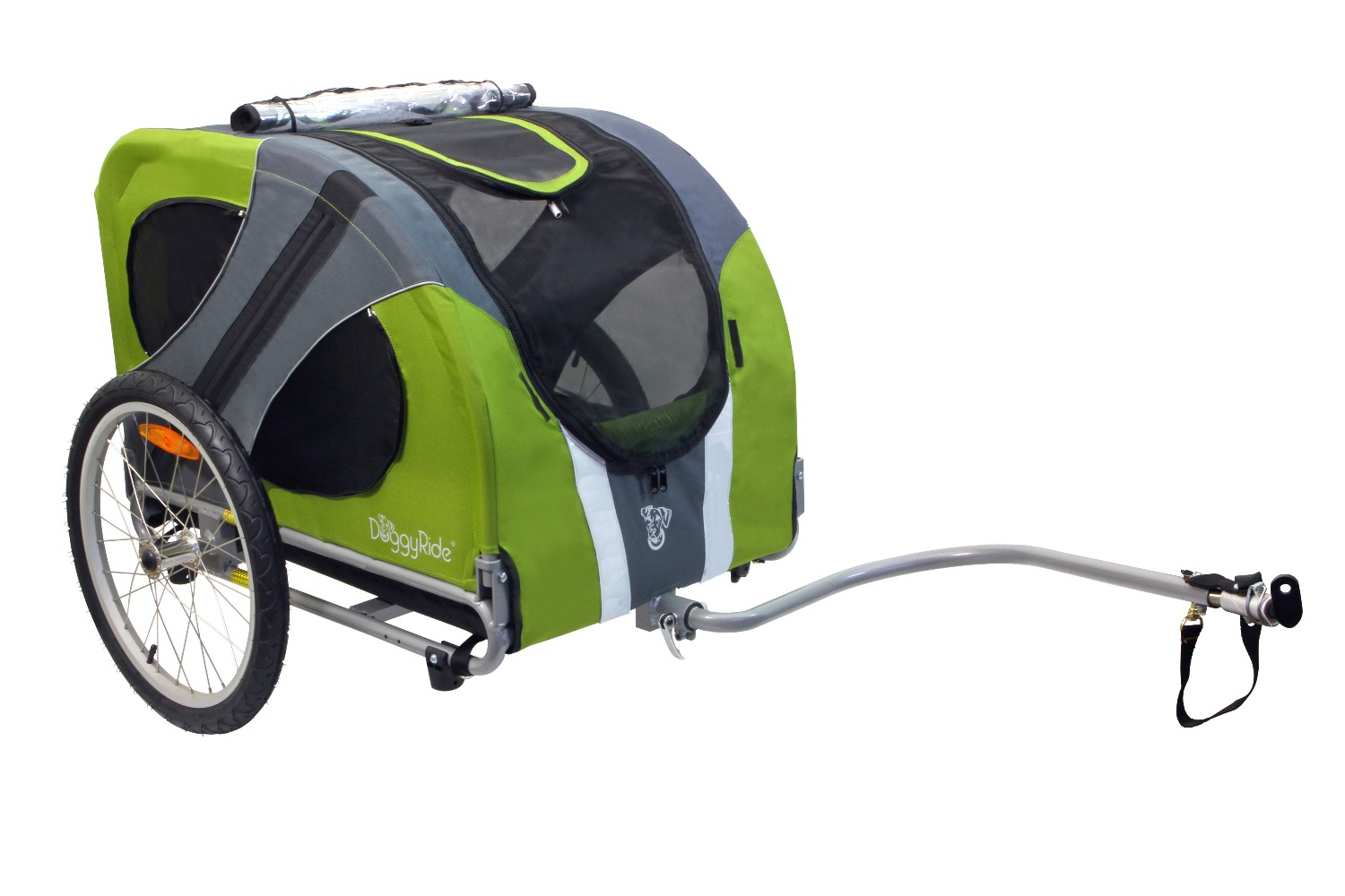 Dog bike trailer DoggyRide Novel20 green