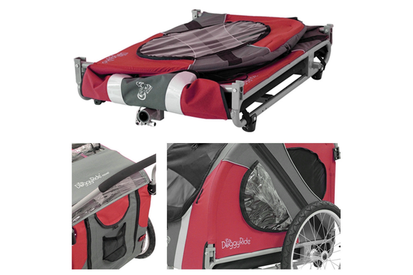 Dog bike trailer Doggyride Novel20 Red (BTS2DRNV-5) (4)