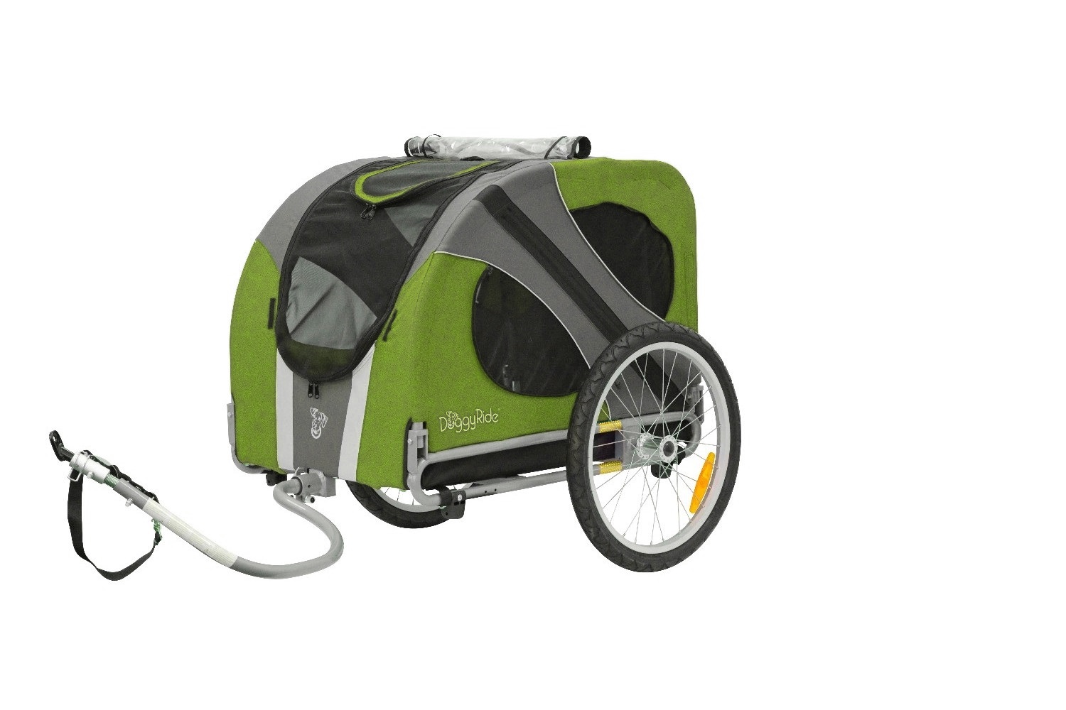 Dog bike trailer Doggyride Novel20 Green (BTS2DRNV-6) (2)