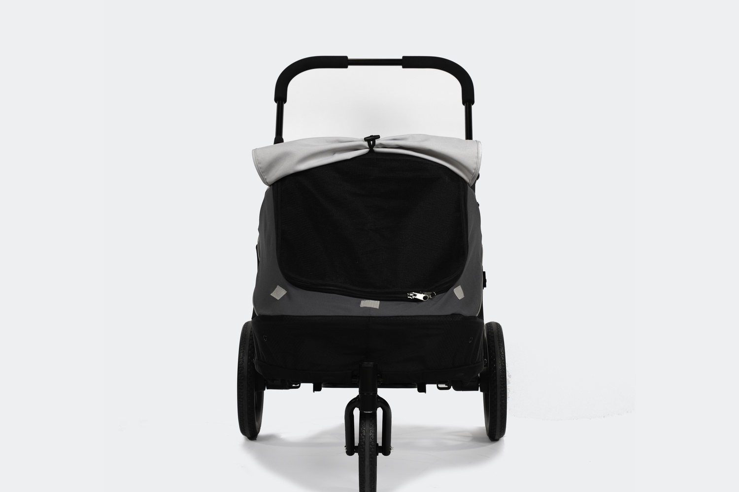Dog bike trailer & stroller InnoPet Noah pebble & stone (3)