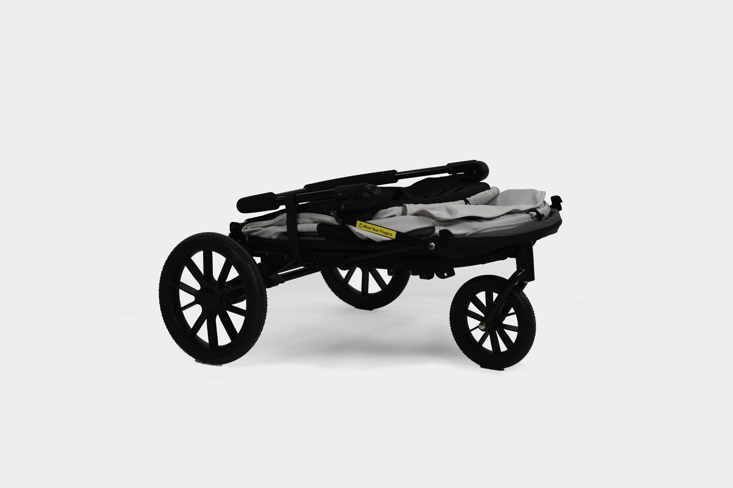 Dog bike trailer & stroller InnoPet Noah pebble & stone (6)