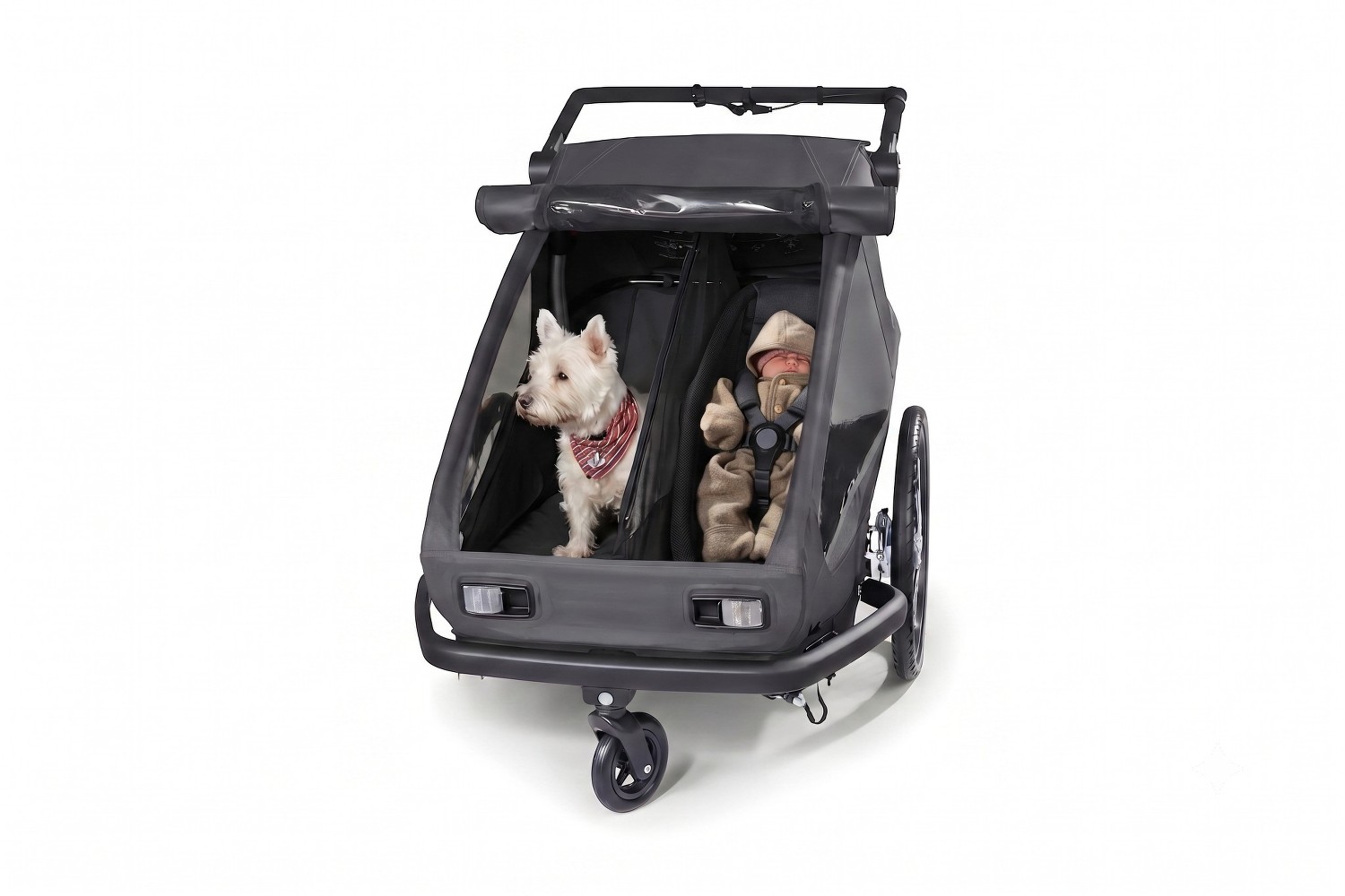 Fahrradanhänger Croozer Yuuna für Hund und Baby Fahrradanhänger Croozer Yuuna für Hund und Baby