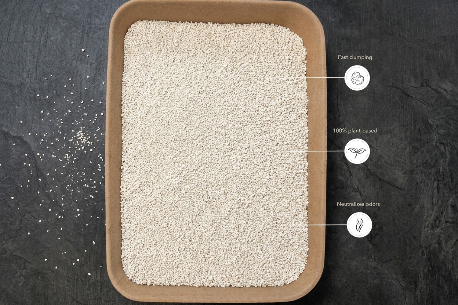 Cat litter Petlux Cassava Tofu 3.5 kg (4) Cat litter Petlux Cassava Tofu 3.5 kg (4)