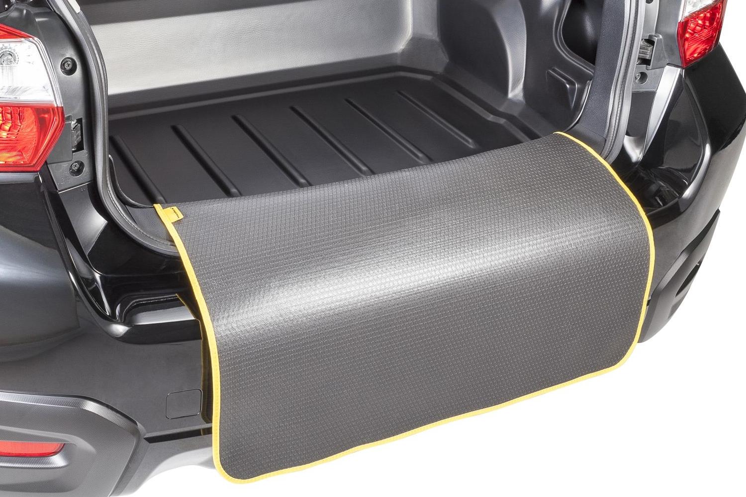 QHCP tapis de coffre de voiture garniture de coffre arrière en cuir  microfibre Anti-sale plateau de coffre tapis de sol pour Alfa Romeo Stelvio