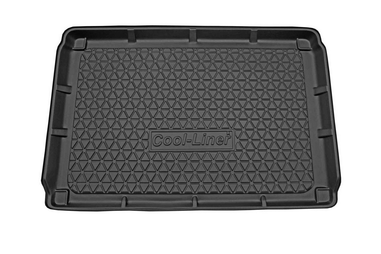 Boot mat suitable for Citroën Berlingo II (B9) 2008-2018 Cool Liner anti slip PE/TPE rubber