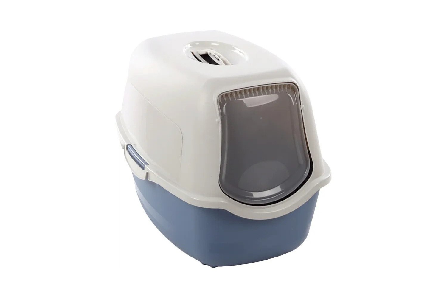 Cat litter box Lexie blue/white l 39 x 56 x 39,5 cm