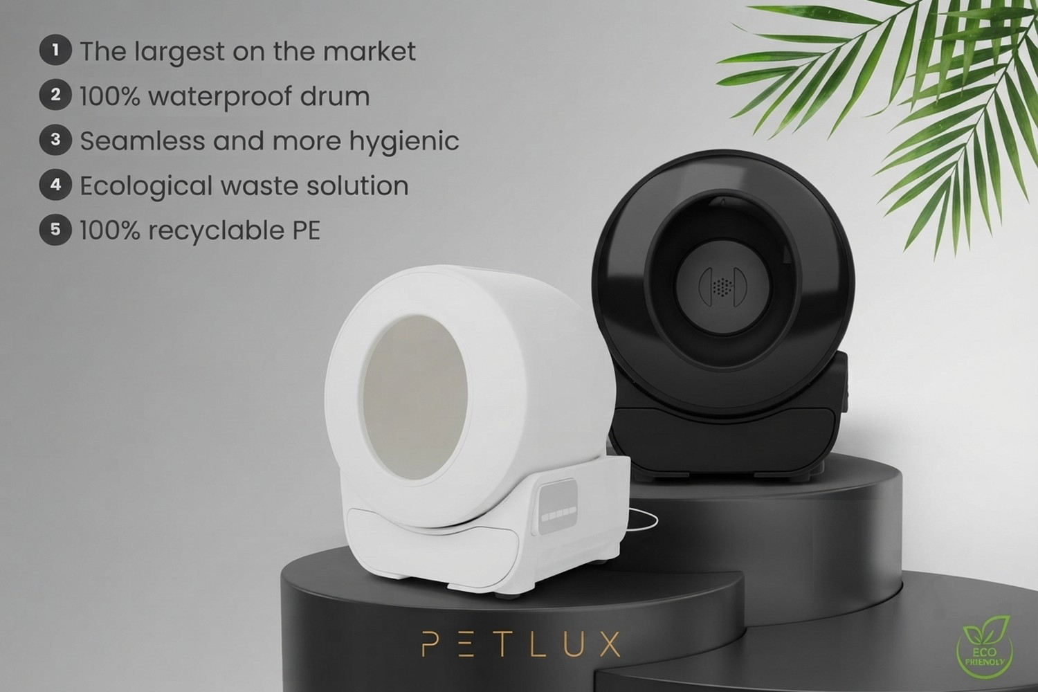 Automatic litter box Petlux V3 black XXL (2) Automatic litter box Petlux V3 black XXL (2)