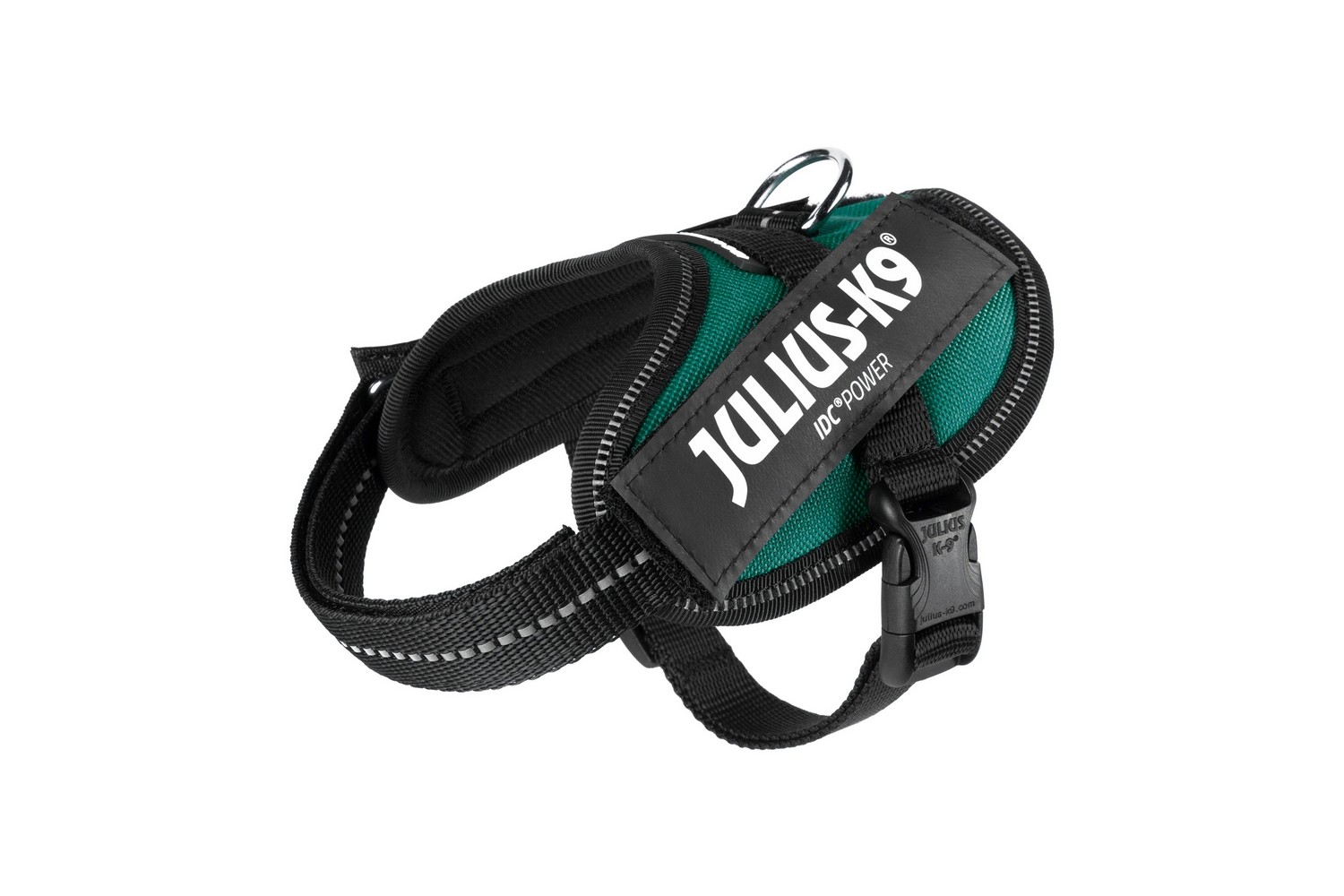 Dark green dog harness shop