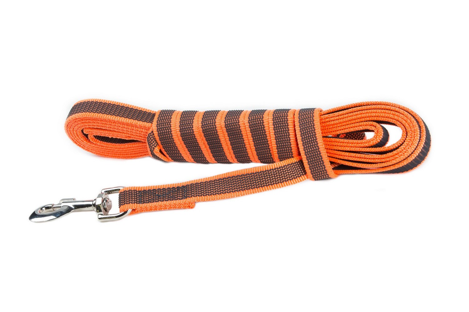 Dog leash Julius-K9 anti-slip orange - 14mm x 5m with handle (CLH14K9HR-4) (2) Dog leash Julius-K9 anti-slip orange - 14mm x 5m with handle (CLH14K9HR-4) (2)