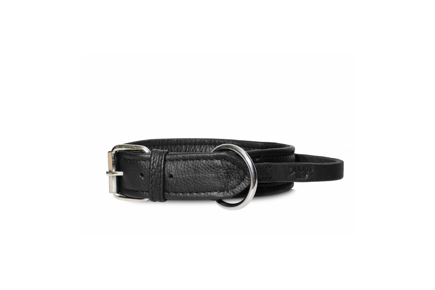 Dog collar Julius-K9 ECO leather - 40mm x 50 cm with handle (CLH1K9HB-1) (3) Dog collar Julius-K9 ECO leather - 40mm x 50 cm with handle (CLH1K9HB-1) (3)
