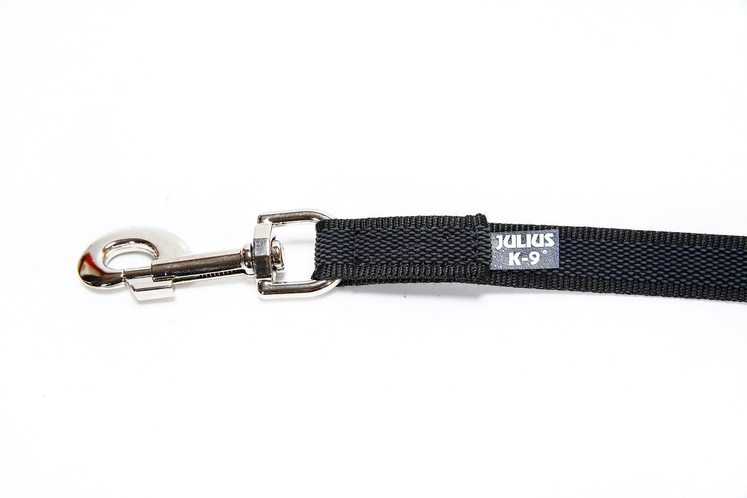 Dog leash Julius-K9 anti-slip black - 20mm x 3m with handle (CLH20K9HR-3) (3)