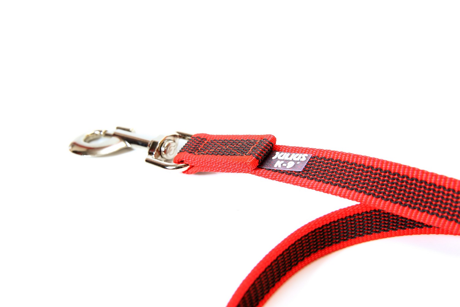 Dog leash JuliusK9 antislip red 20mm x 3m handle