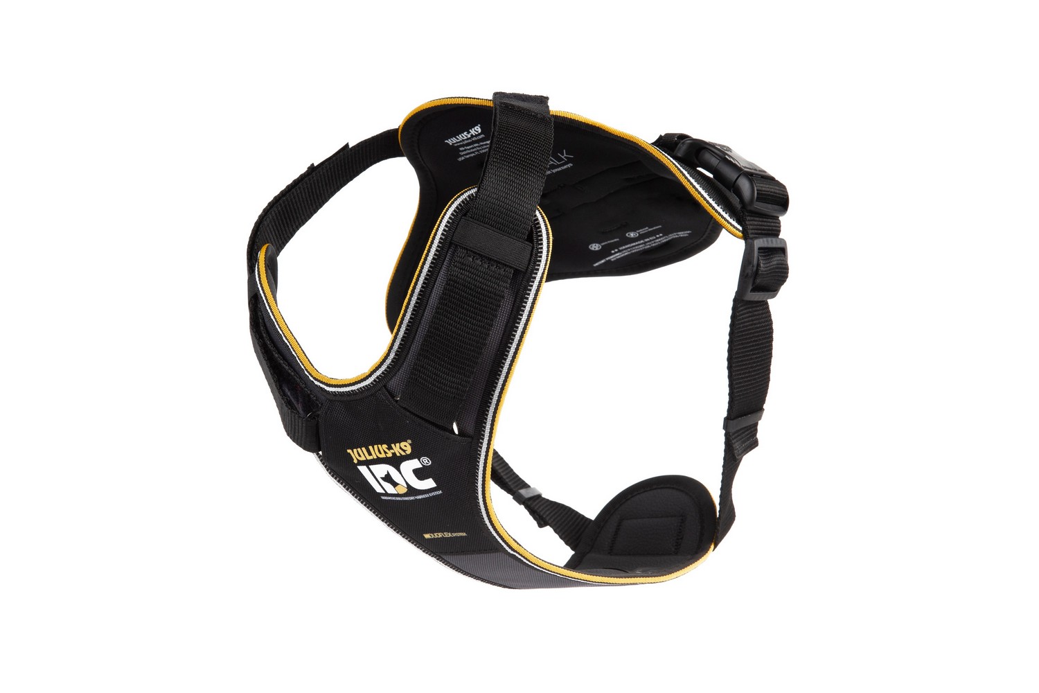 Dog harness JuliusK9 IDC Longwalk black XL incl. name patch