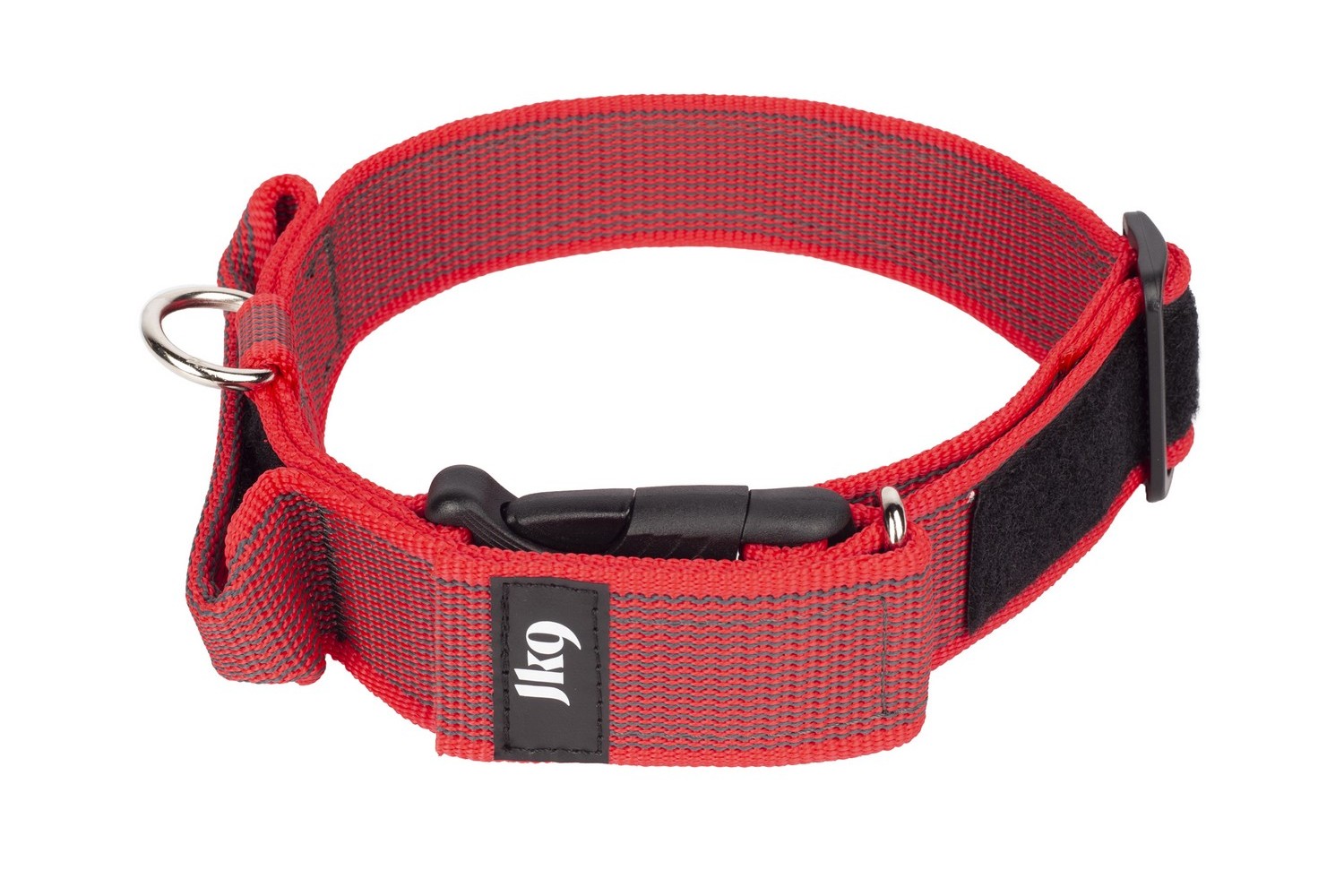 Halsband Julius-K9 rood - 40mm x 38-53 cm met | PetWareShop