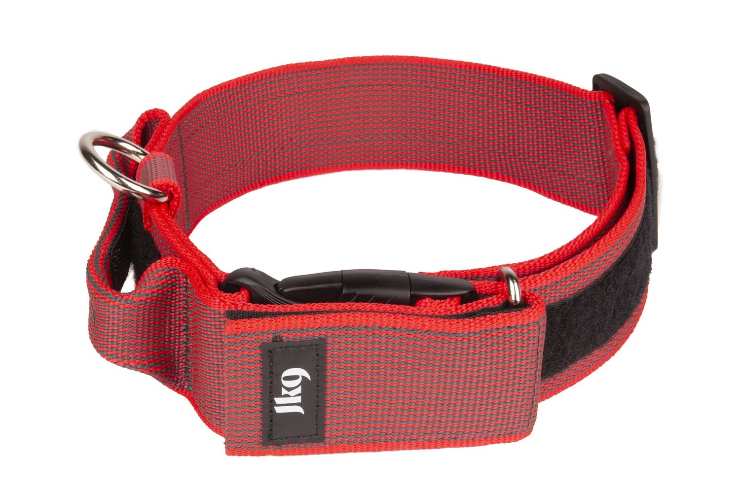 Voeding Onderdrukker Humanistisch Halsband Julius-K9 rood - 50mm x 47-67 cm met handvat | PetWareShop