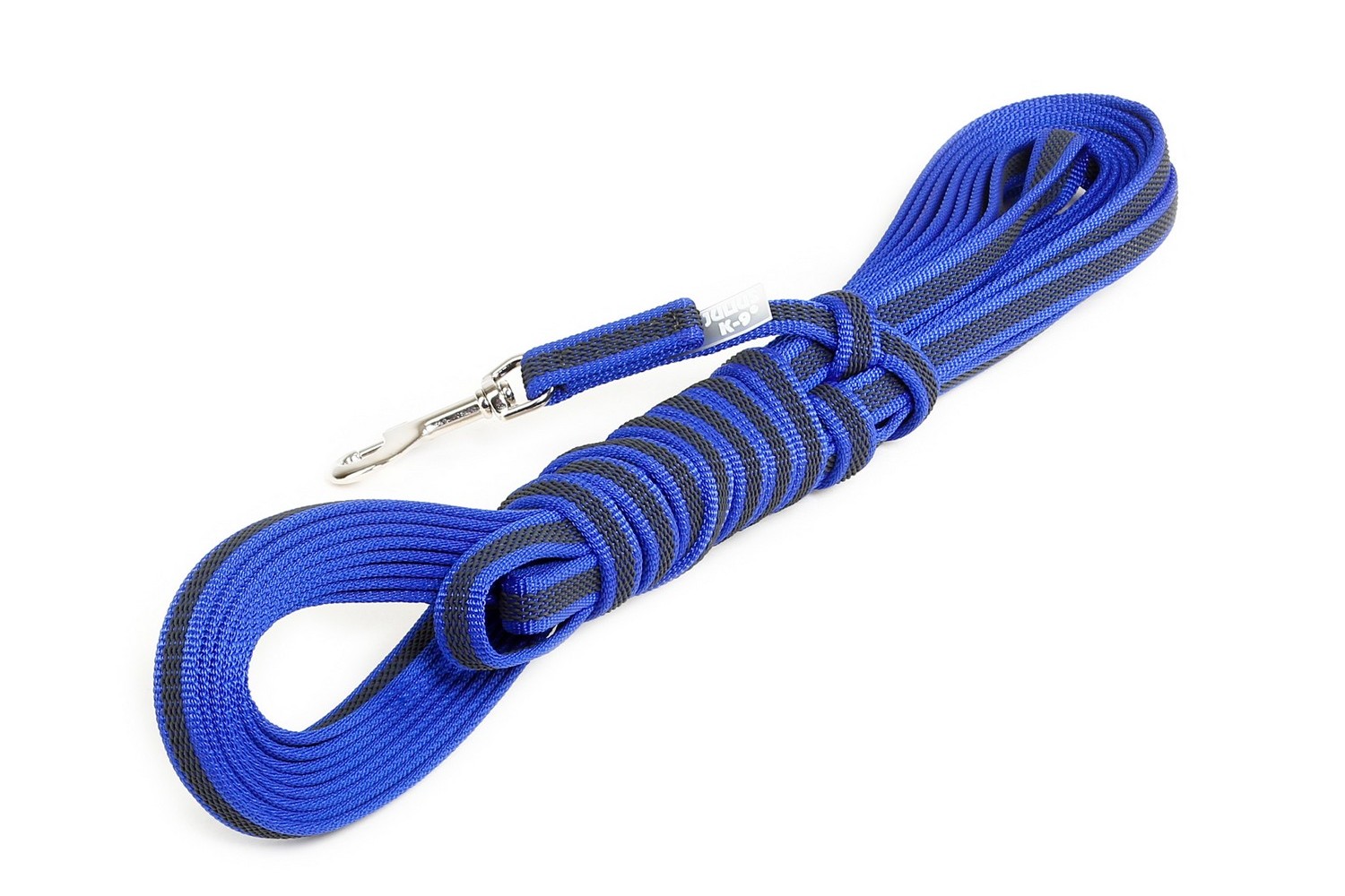 Dog leash Julius-K9 anti-slip blue - 14mm x 10m with handle (CLH5K9HR-5) (2) Dog leash Julius-K9 anti-slip blue - 14mm x 10m with handle (CLH5K9HR-5) (2)