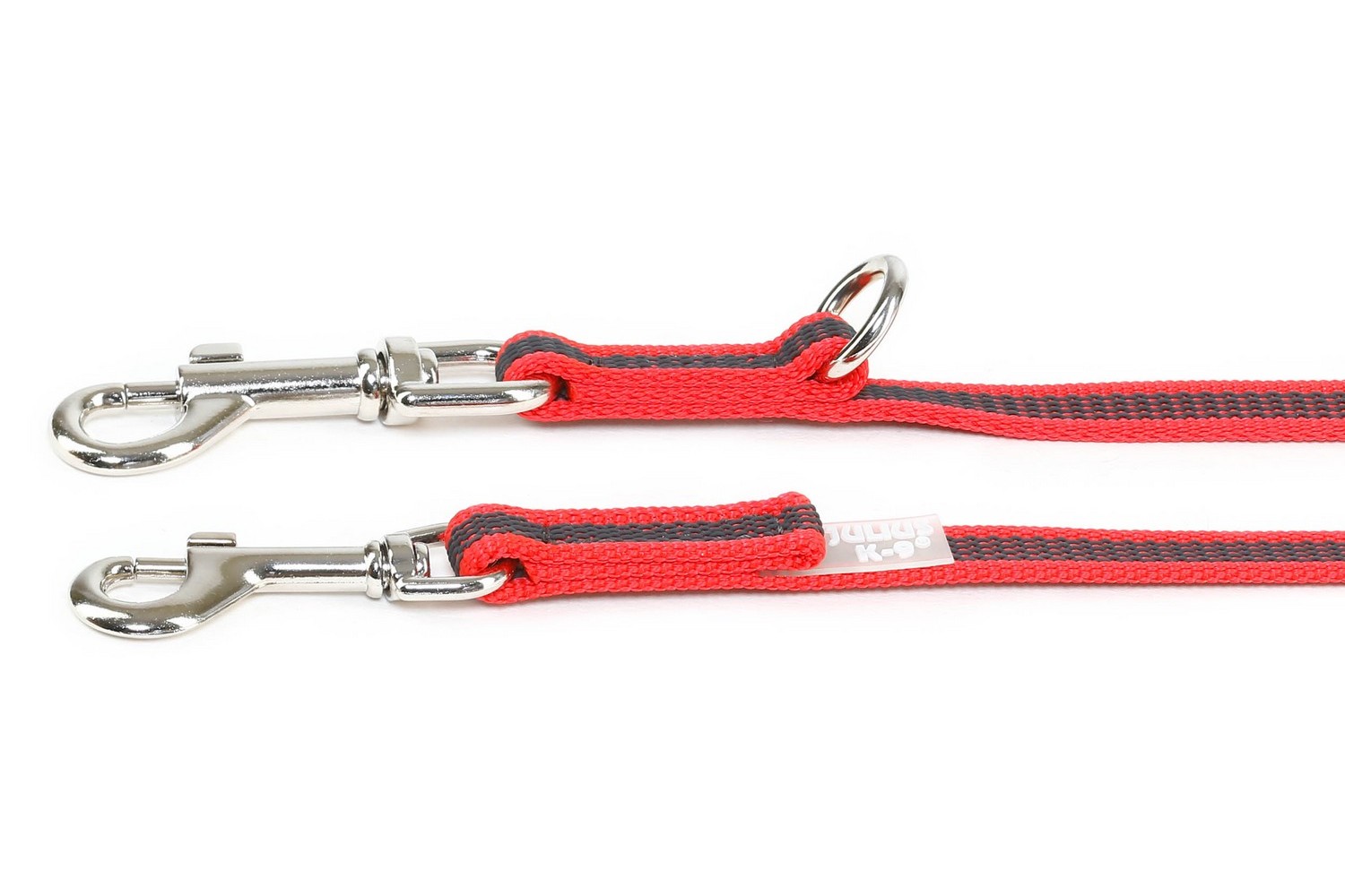 Dog leash Julius-K9 anti-slip red - 14mm x 2,2m adjustable (CLH9K9HR-1) (2)