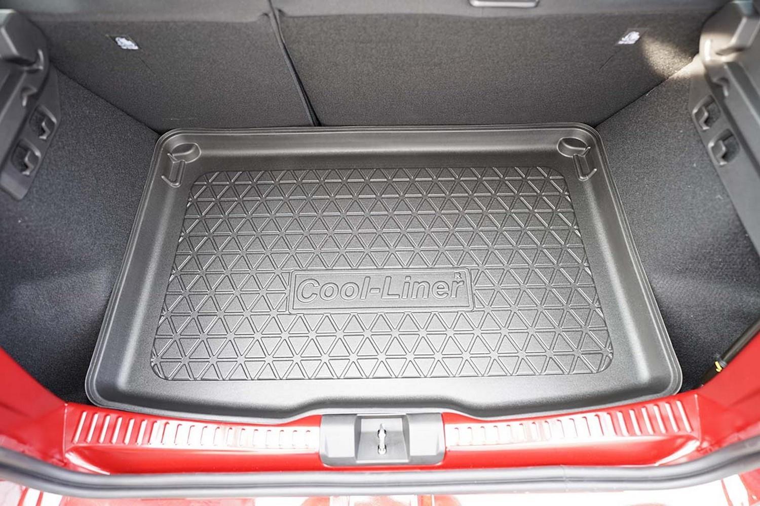 Kofferraummatte für Dacia Sandero II 12- Kofferraumwanne Gummimatte Auto  Schutz