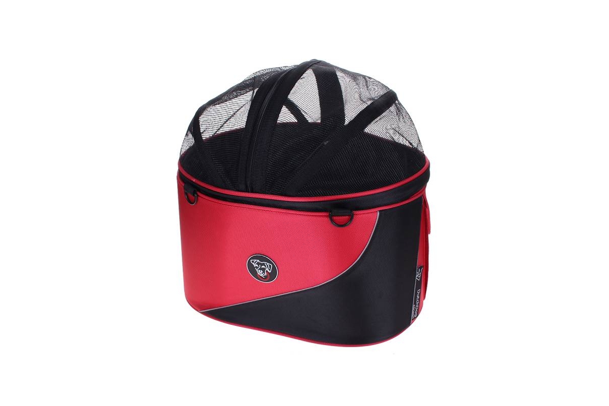 Dog bicycle basket front/rear DoggyRide Cocoon XL red