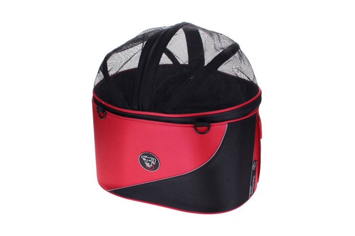 Dog bicycle basket front/rear DoggyRide Cocoon XXL red