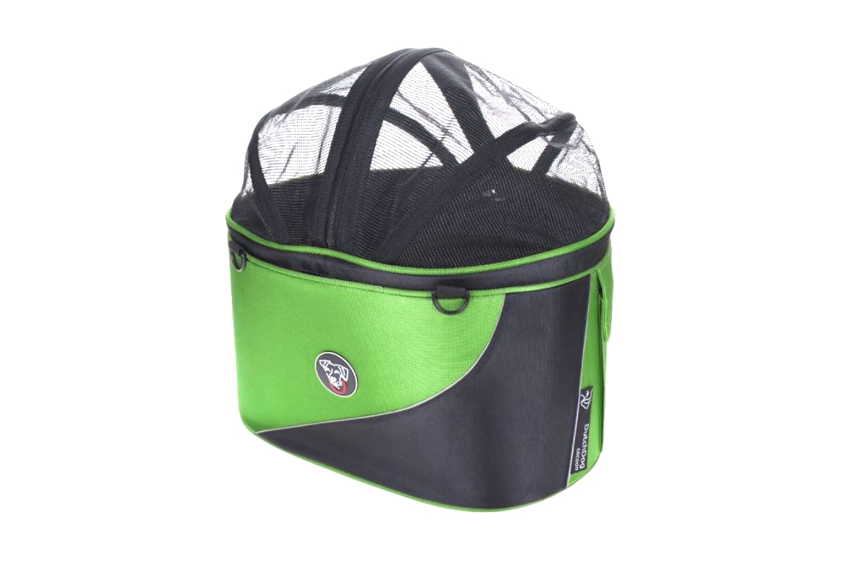 Dog bicycle basket front/rear DoggyRide Cocoon XXL green
