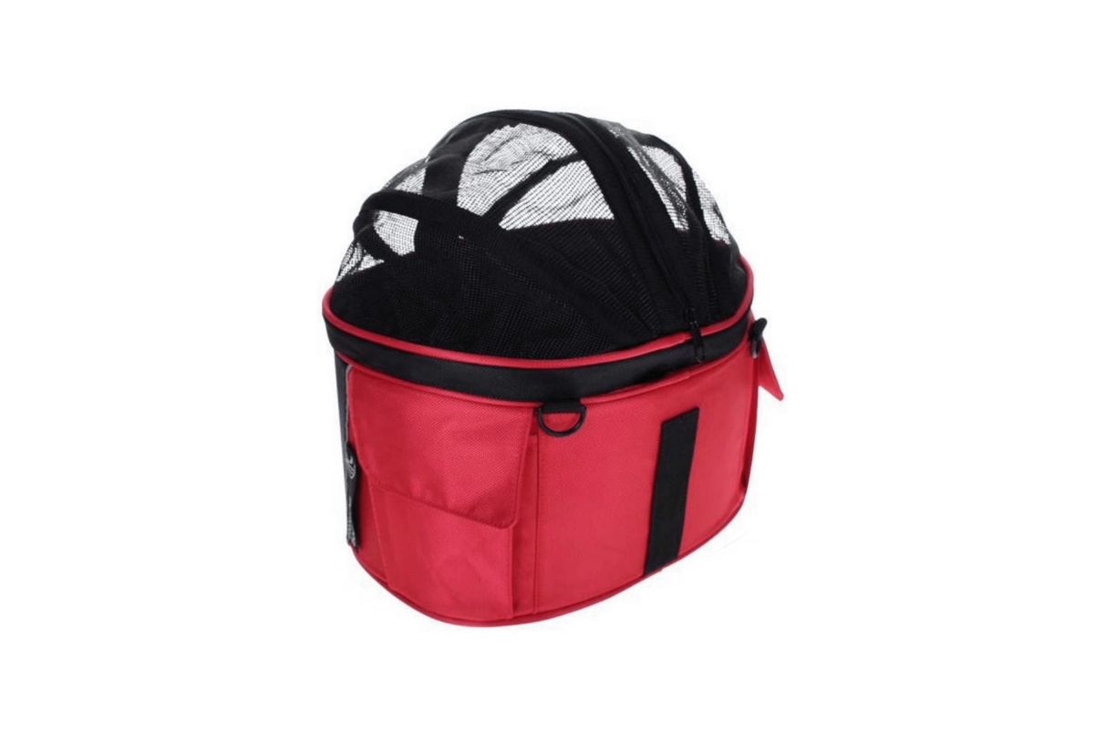 Dog bicycle basket DoggyRide Cocoon XL red - without adapter (DBB1DRCC-7) (2) Dog bicycle basket DoggyRide Cocoon XL red - without adapter (DBB1DRCC-7) (2)