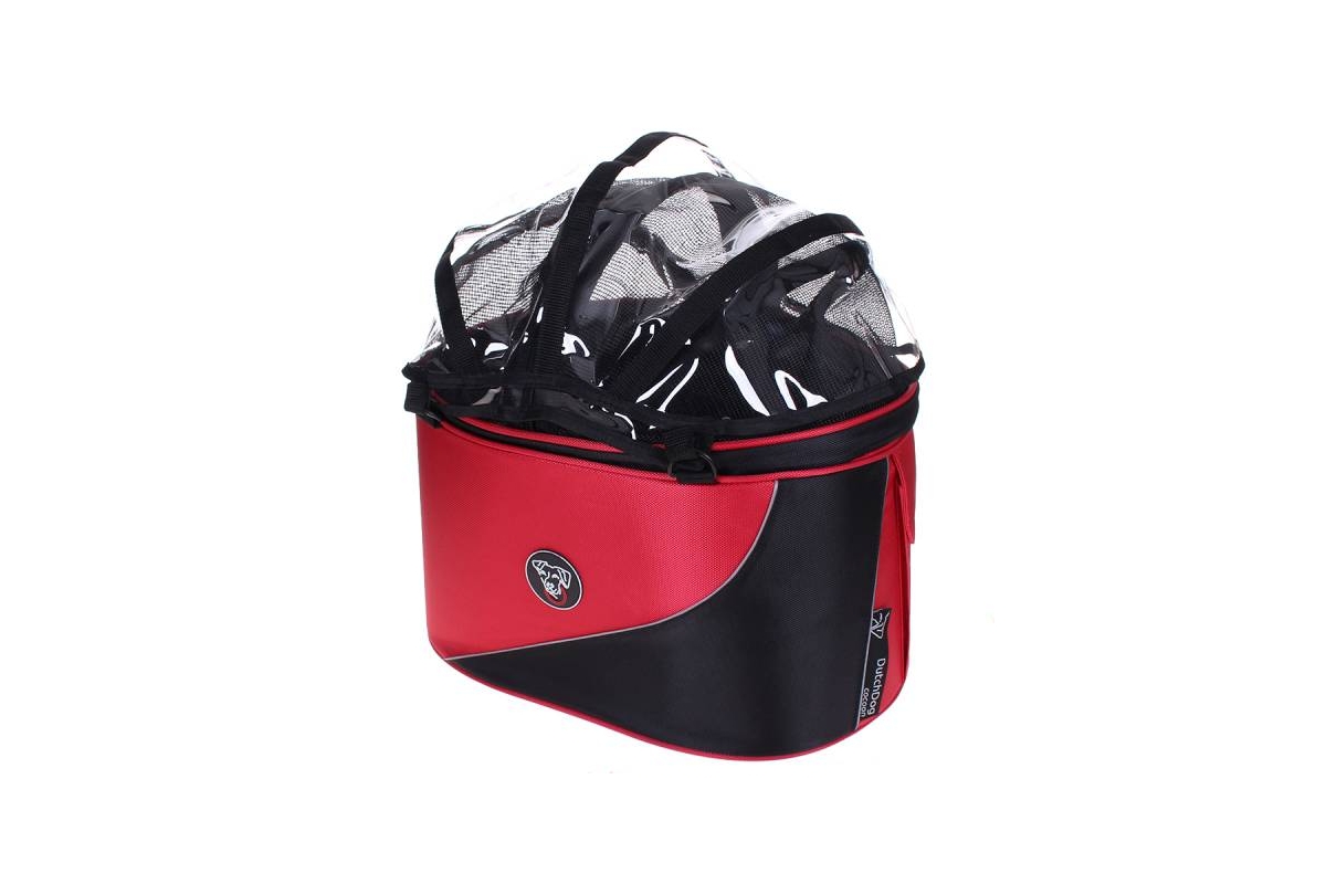 Dog bicycle basket DoggyRide Cocoon XL red - without adapter (DBB1DRCC-7) (3) Dog bicycle basket DoggyRide Cocoon XL red - without adapter (DBB1DRCC-7) (3)