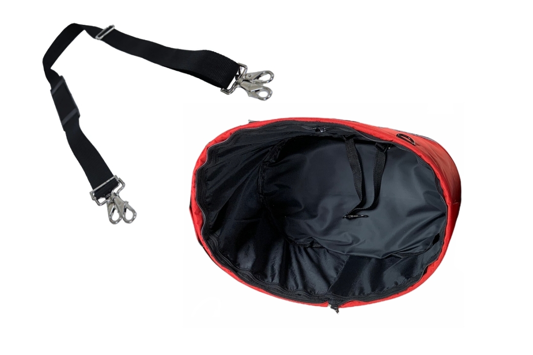 Dog bicycle basket DoggyRide Cocoon XL red - without adapter (DBB1DRCC-7) (4) Dog bicycle basket DoggyRide Cocoon XL red - without adapter (DBB1DRCC-7) (4)