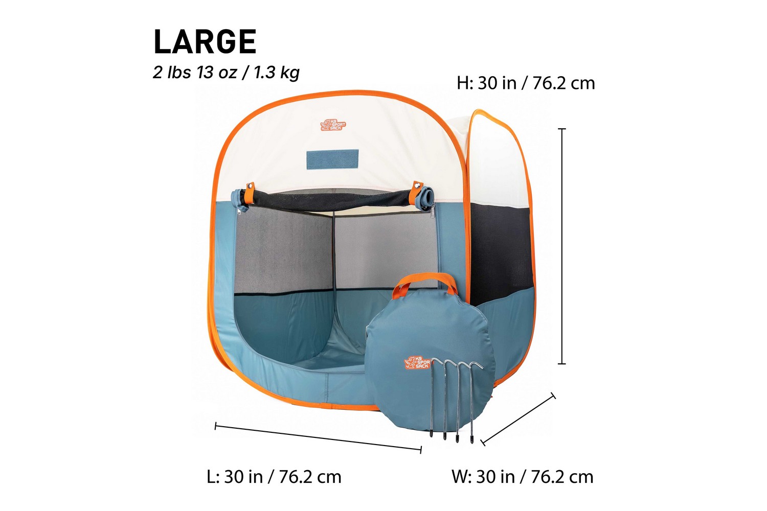 Dog tent K9 Sport Sack Popup blue L (4) Dog tent K9 Sport Sack Popup blue L (4)