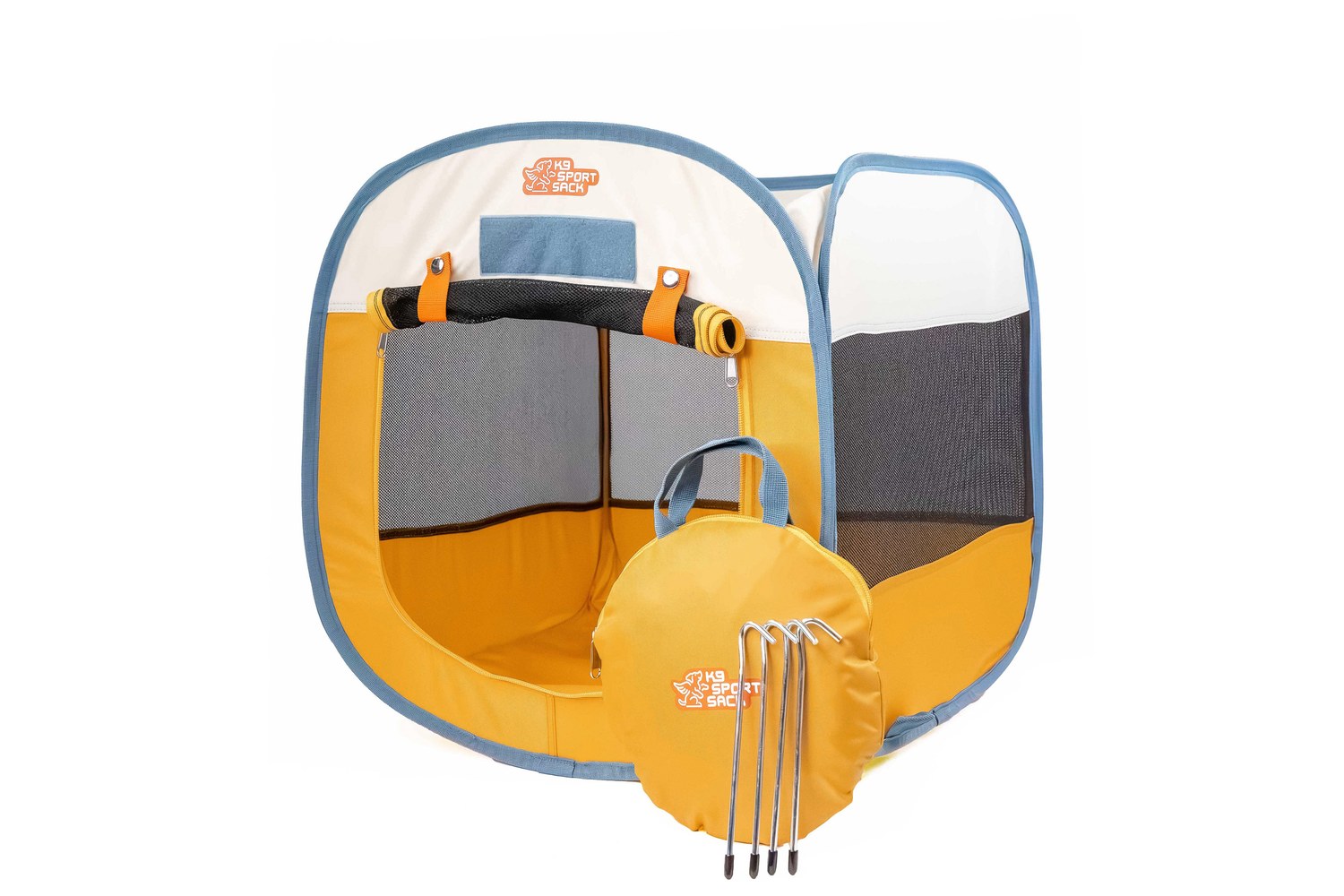 Hondentent K9 Sport Sack Popup Geel L Hondentent K9 Sport Sack Popup Geel L