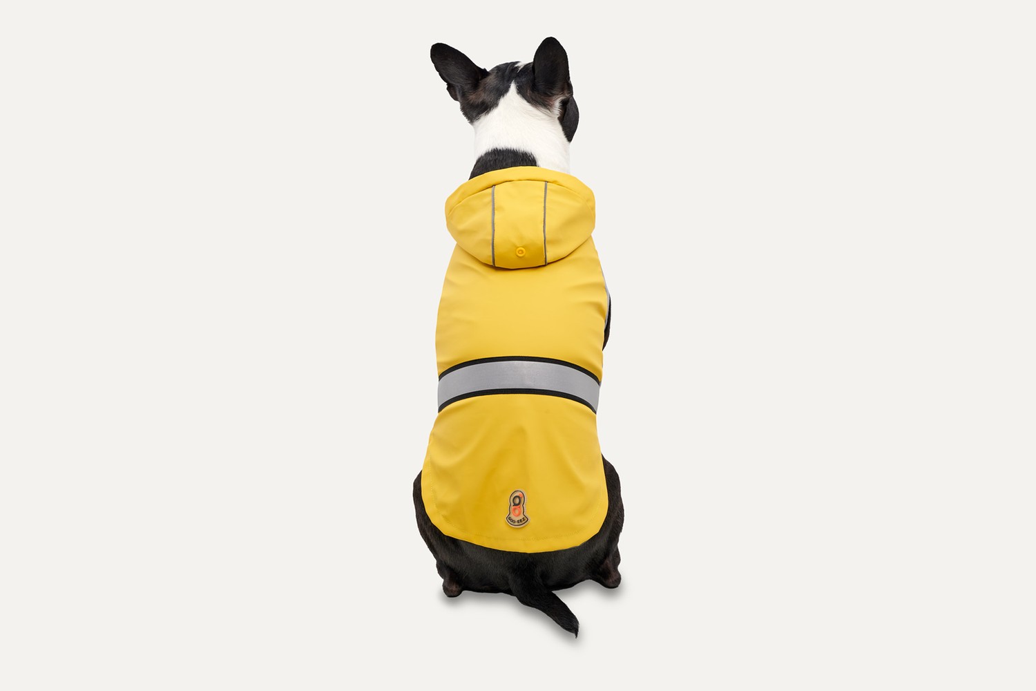 Dog raincoat Goo-eez Reflective Hooded Yellow/Grey XS (2) Dog raincoat Goo-eez Reflective Hooded Yellow/Grey XS (2)