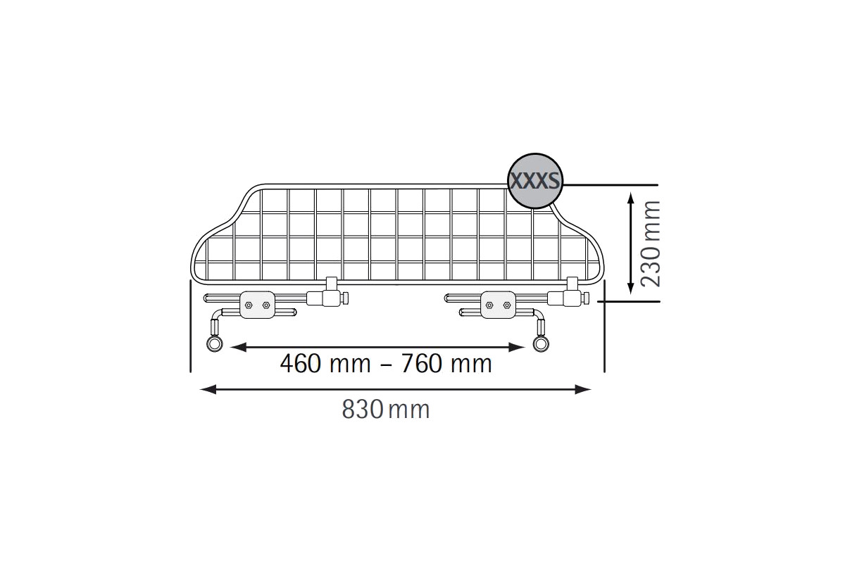 Hundegitter Porsche Taycan TraficGard XXXS PetWareShop