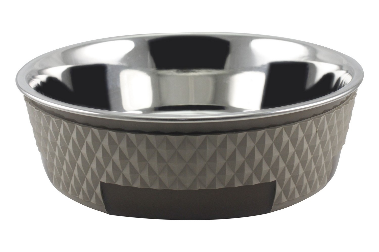 Drink & voerbak RVS TPA taupe Ø14 cm