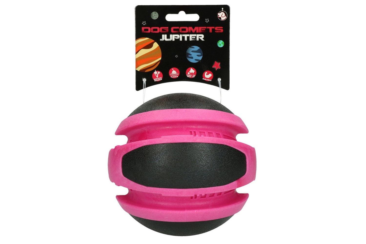 Ball Dog Comets Jupiter pink