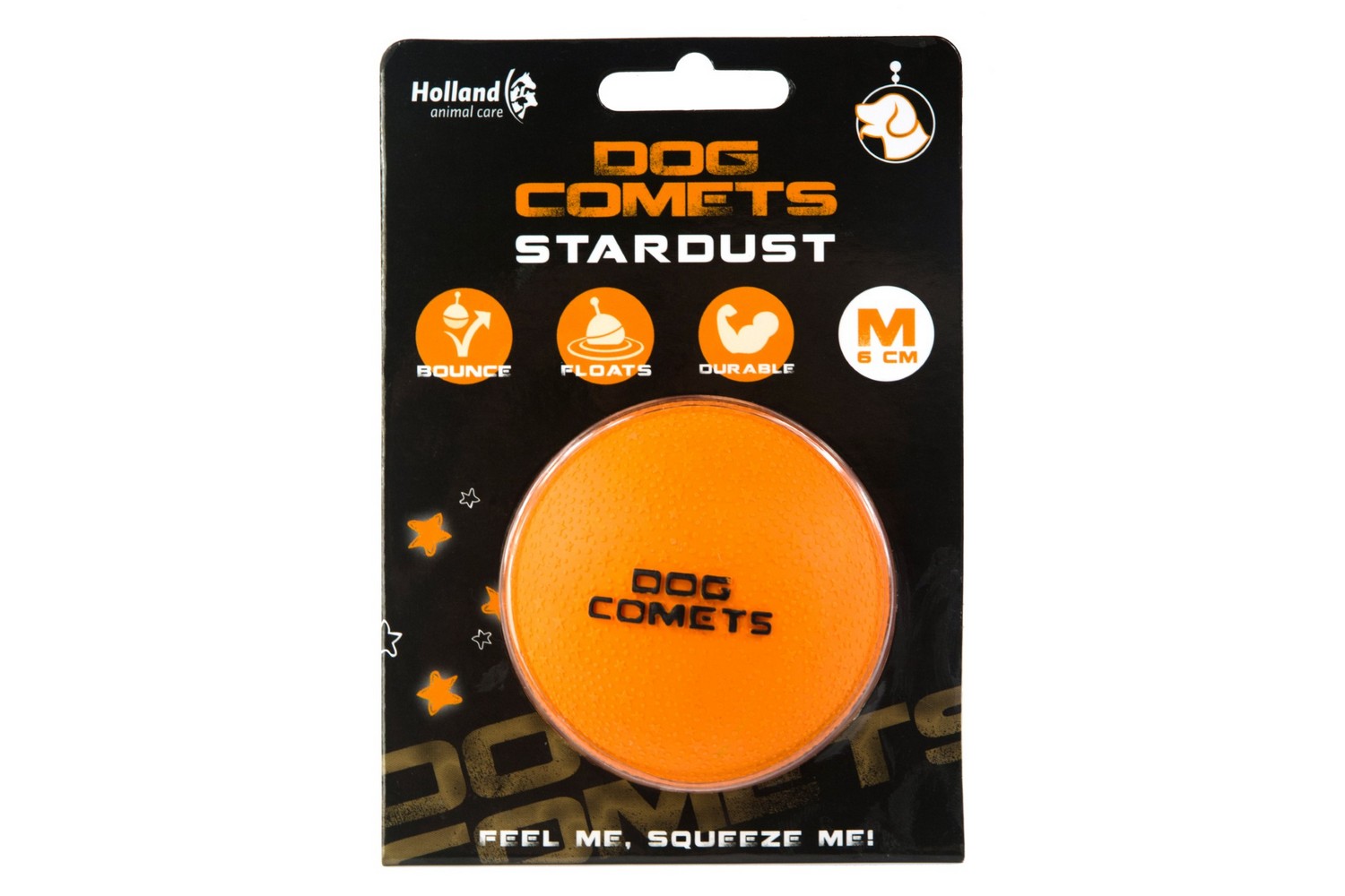 Ball Dog Comets Stardust orange M