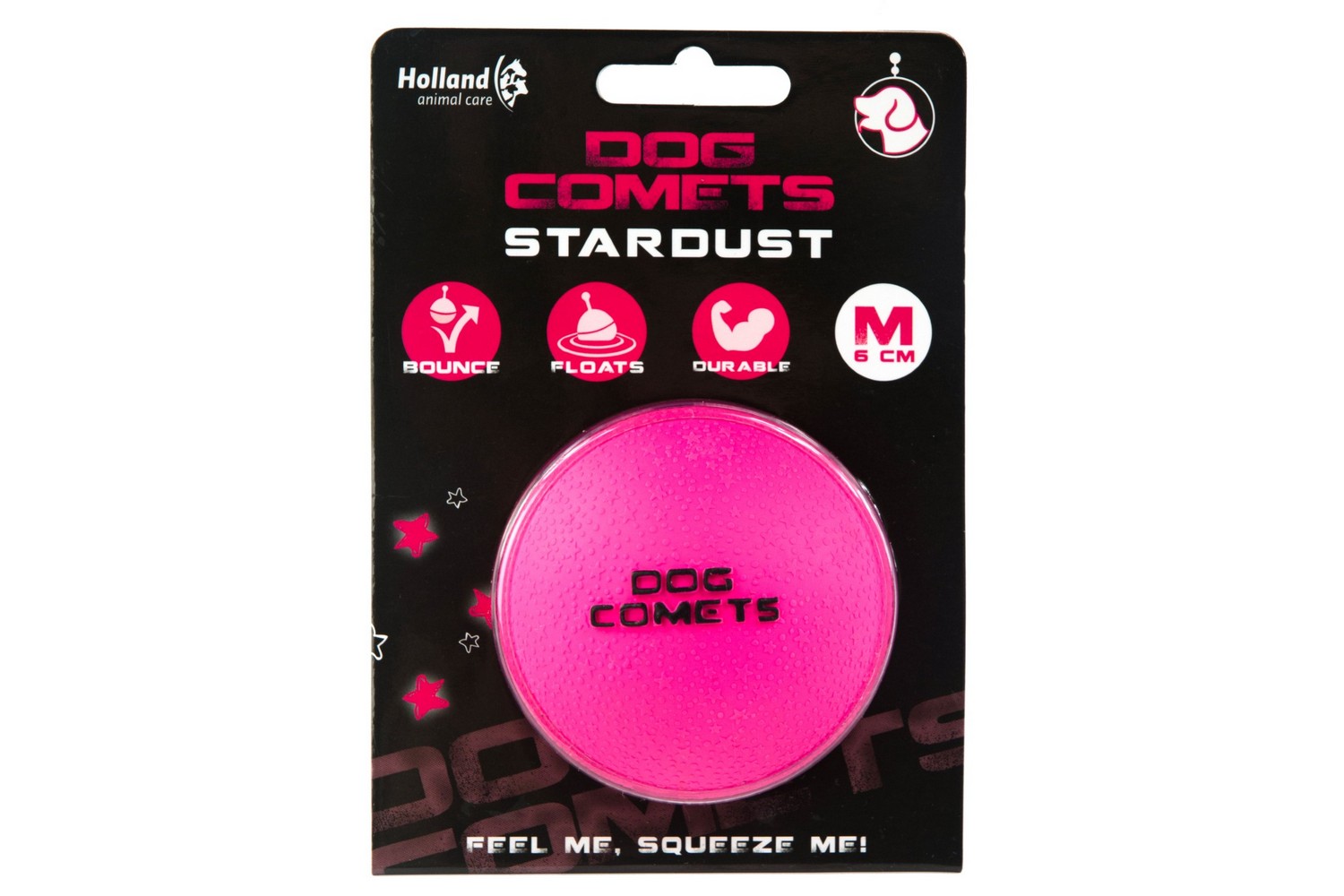Ball Dog Comets Stardust pink M