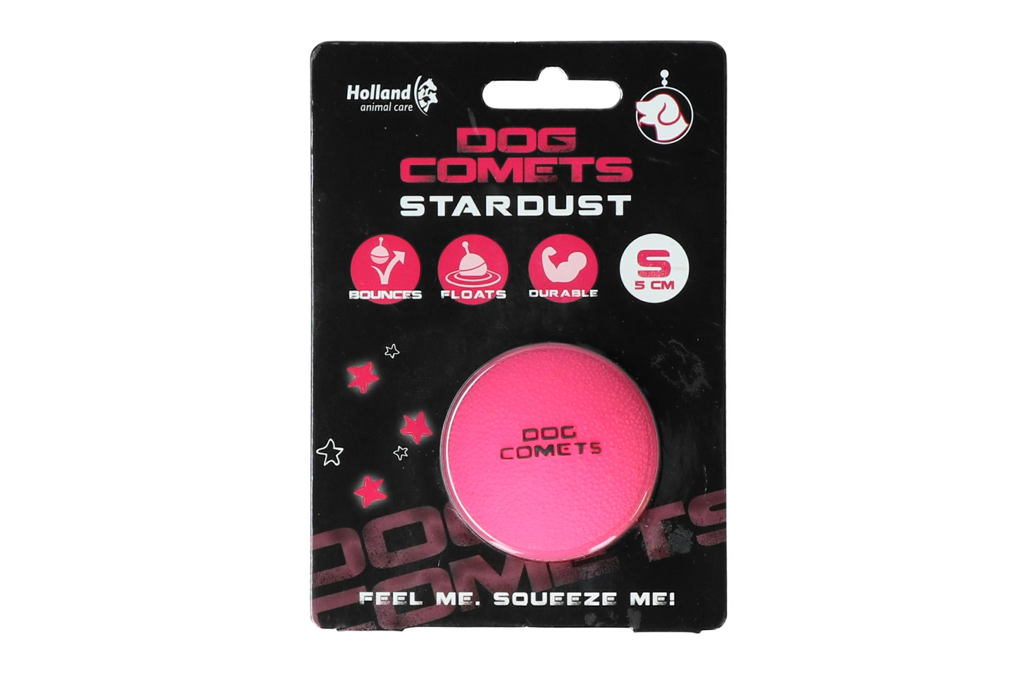 Ball Dog Comets Stardust pink S
