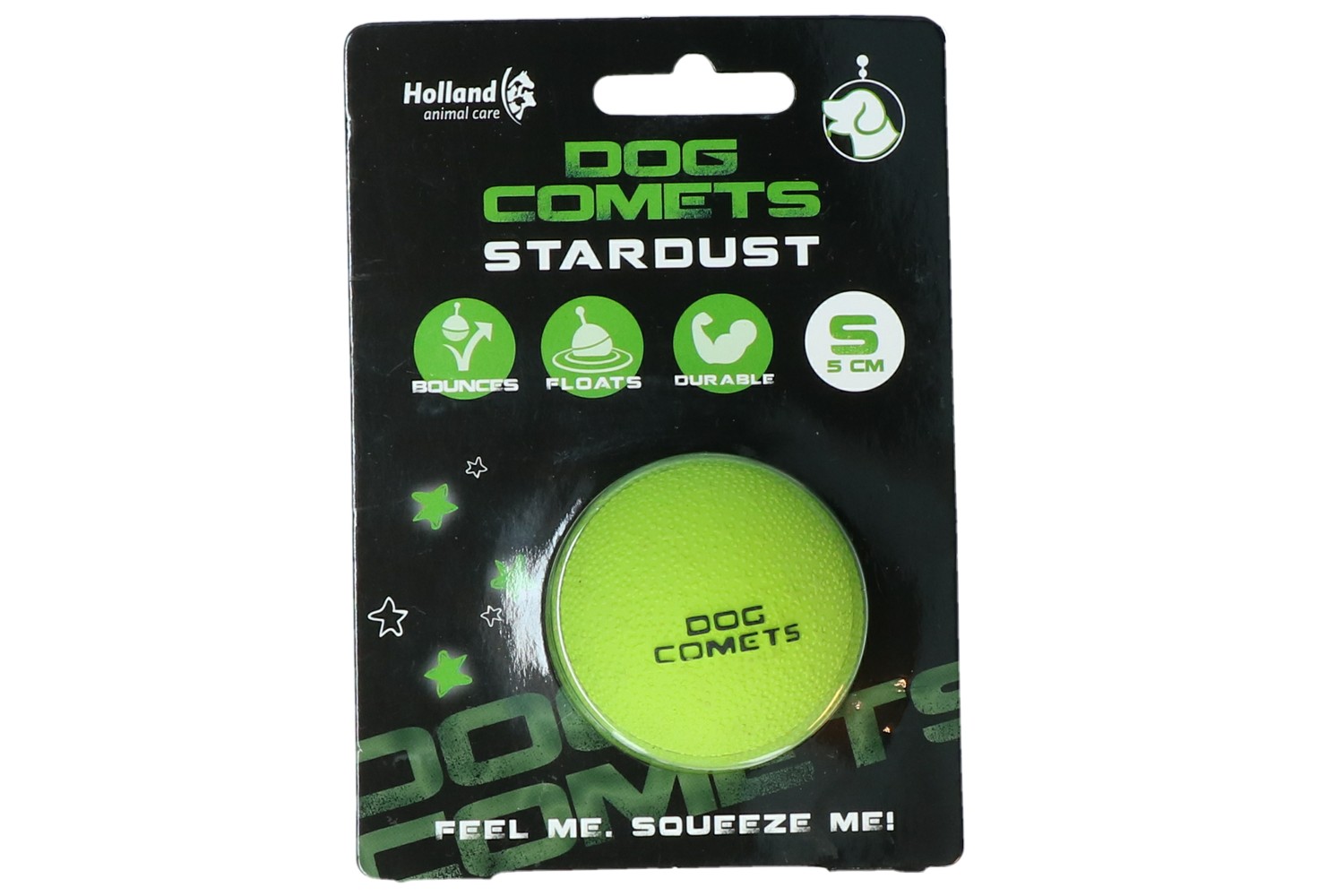 Ball Dog Comets Stardust green S