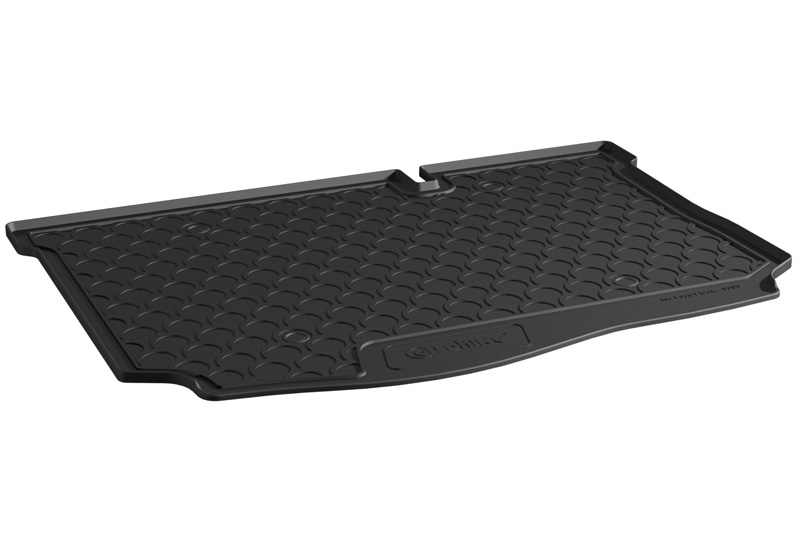 Boot mat suitable for Ford Fiesta VII 2017-present 5-door hatchback anti slip Rubbasol rubber